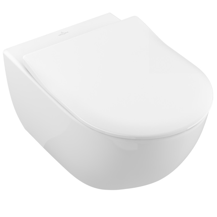Villeroy & Boch Subway 2.0 ensemble combi-pack avec abattant suspendue oui blanc 5614R201