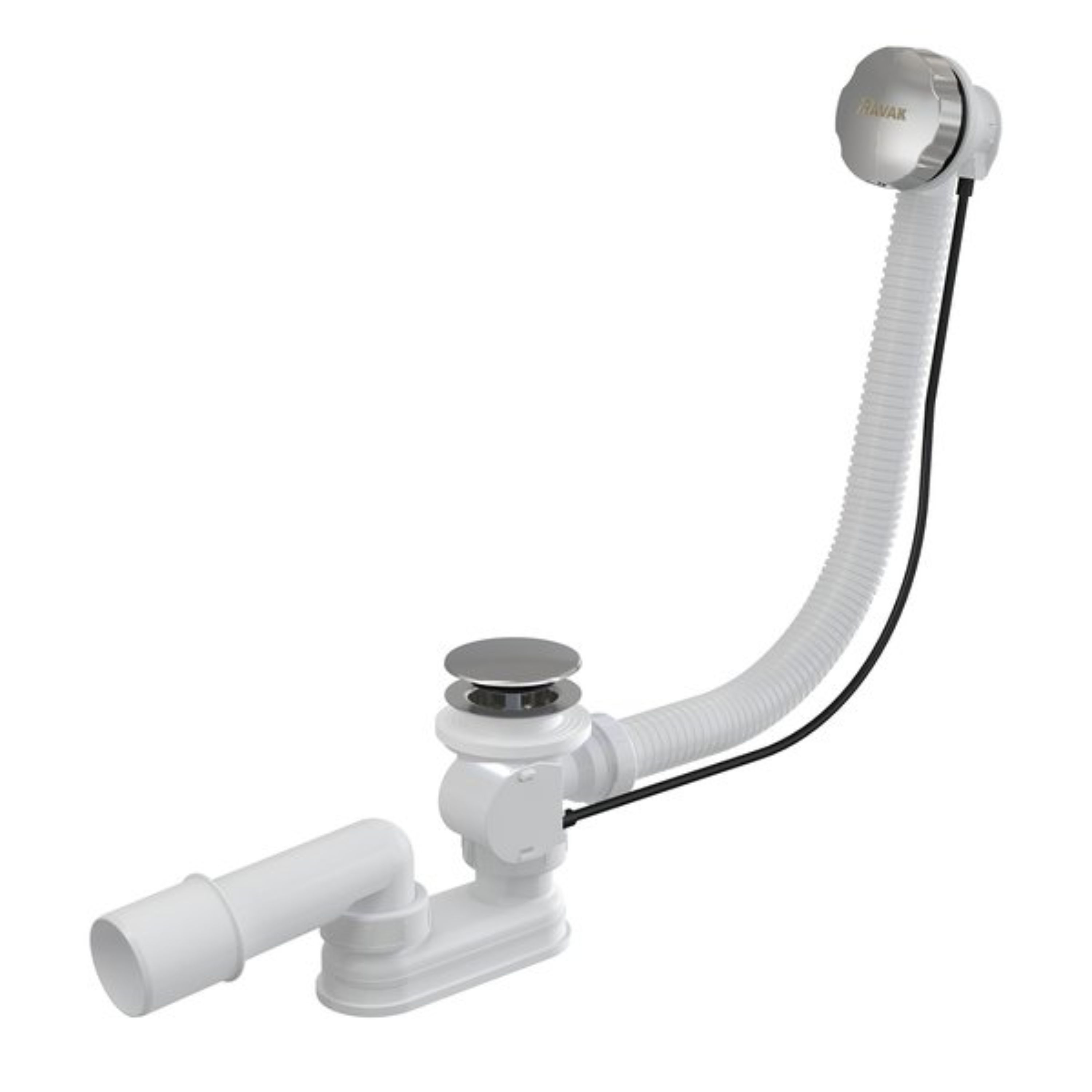 Ravak siphon de baignoire chrome X01318