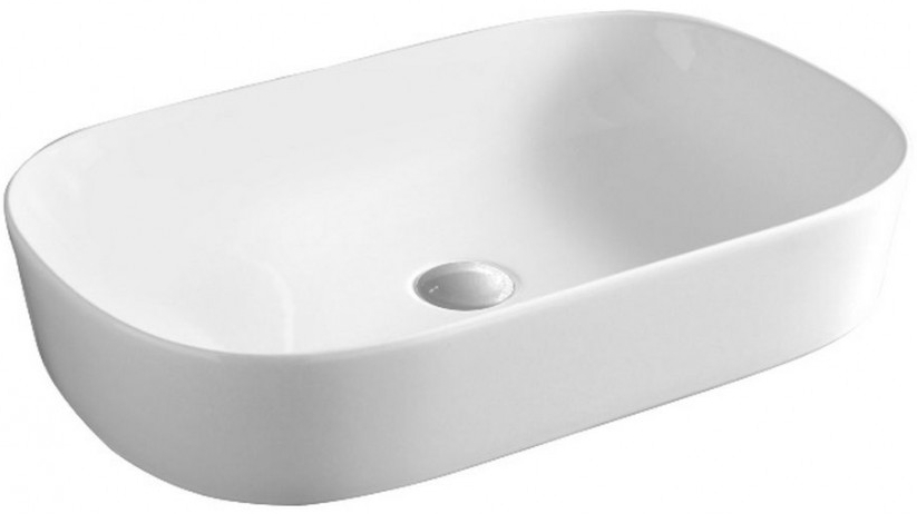 Art Ceram Ghost lavabo 65x41.5 cm ovale à poser blanc GHL00201;00