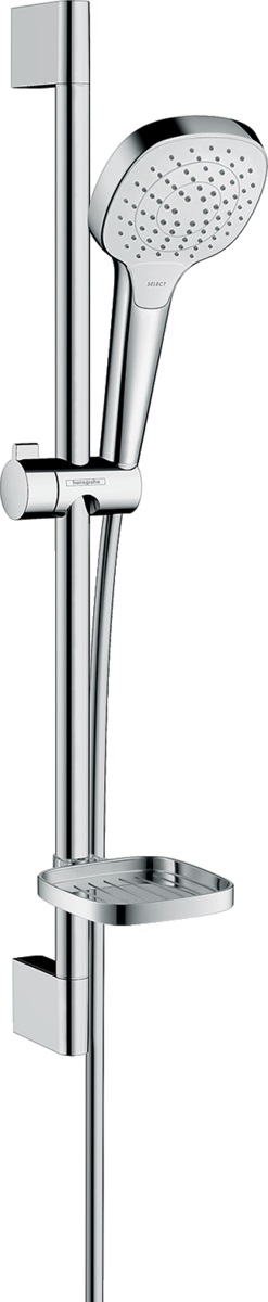 Hansgrohe Croma ensemble de douche mural chrome-blanc 26586400