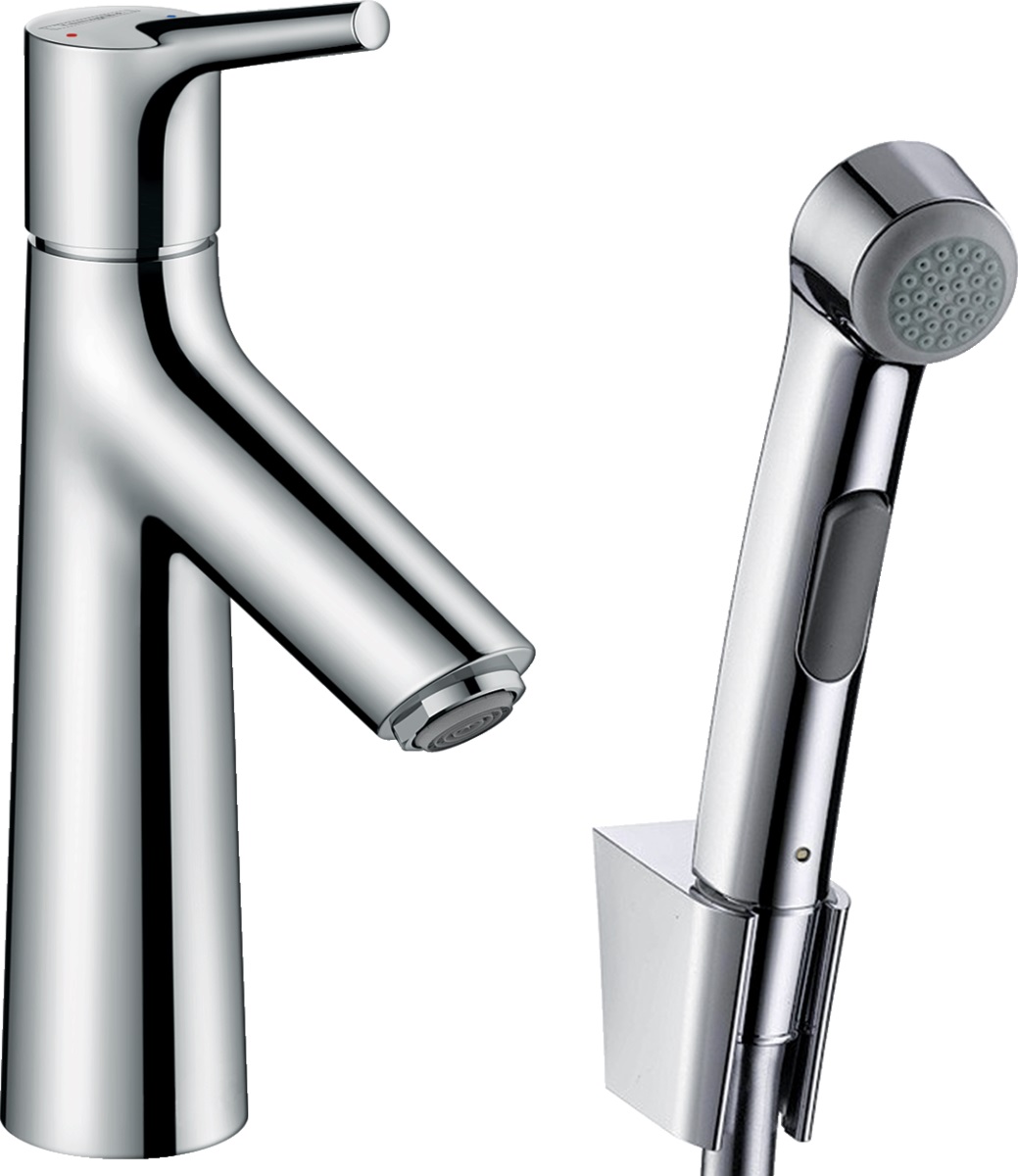 Hansgrohe Talis S mitigeur de lavabo avec douchette bidet sur pied chrome 72290000