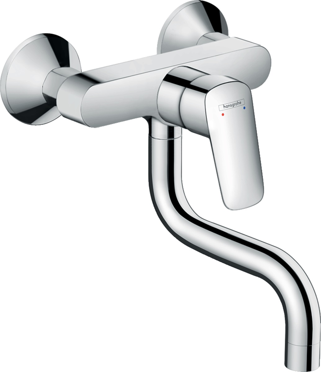 Hansgrohe Logis mitigeur de cuisine murale chrome 71836000