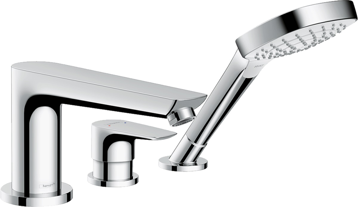 Hansgrohe Talis E mitigeur bain-douche pour baignoire chrome 71730000