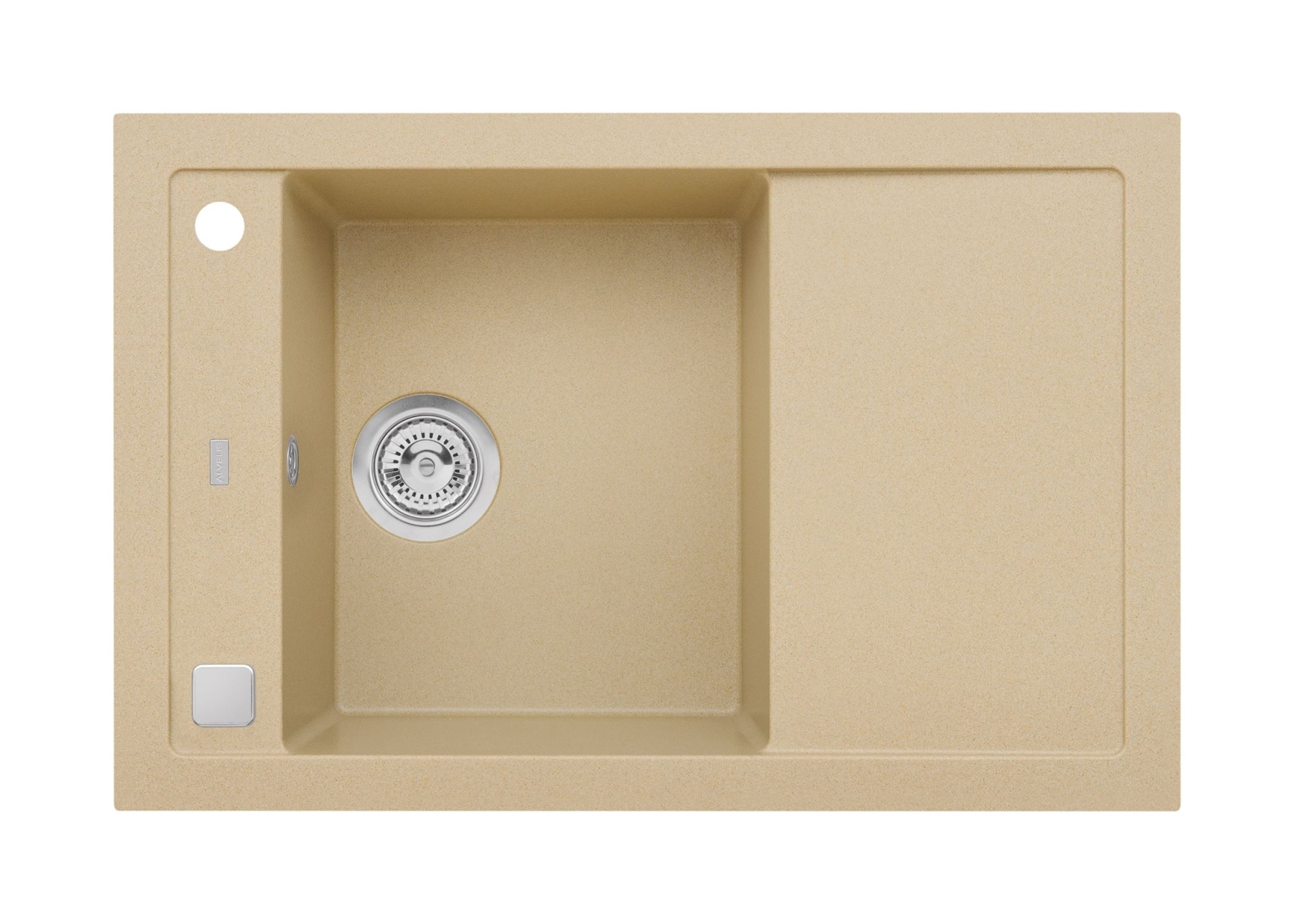 Alveus Formic évier en granit 76x50 cm beige 4403055