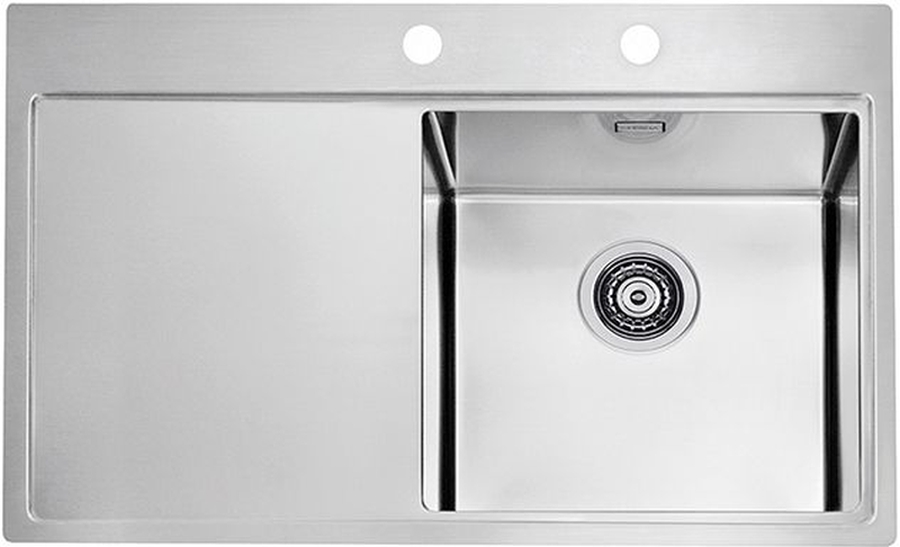 Alveus Pure évier en acier inoxydable 79x52.5 cm acier 1103651
