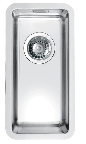 Alveus Kombino évier en acier inoxydable 40x18 cm acier 1100233