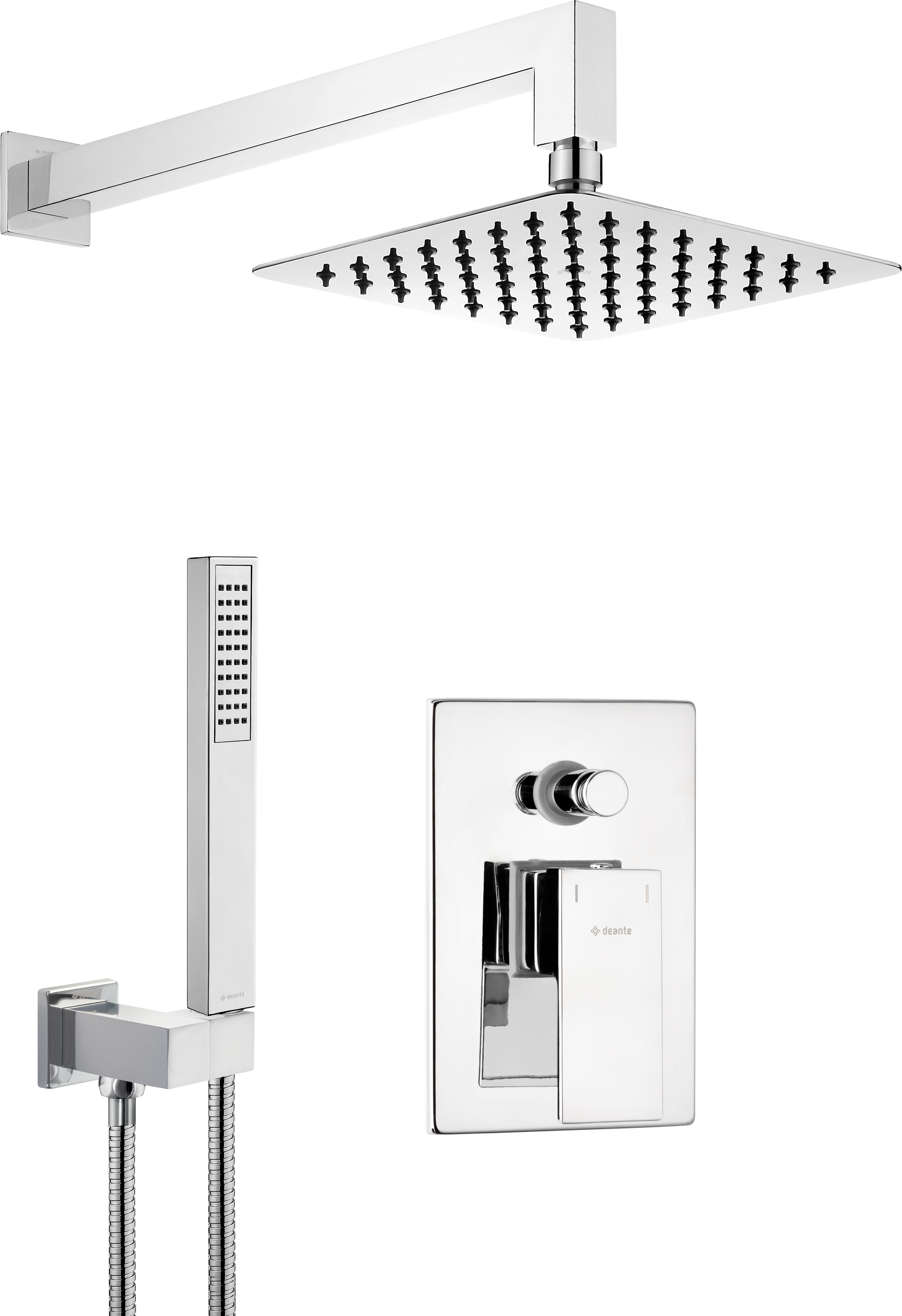 Deante Anemon ensemble de douche encastré chrome NAC_09AP