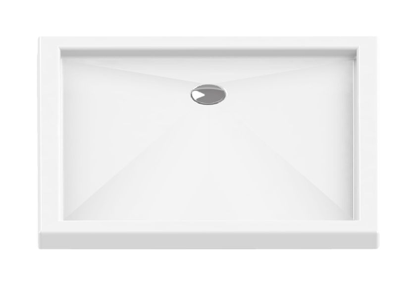 New Trendy Cantare receveur de douche rectangulaire 110x80 cm blanc B-0324