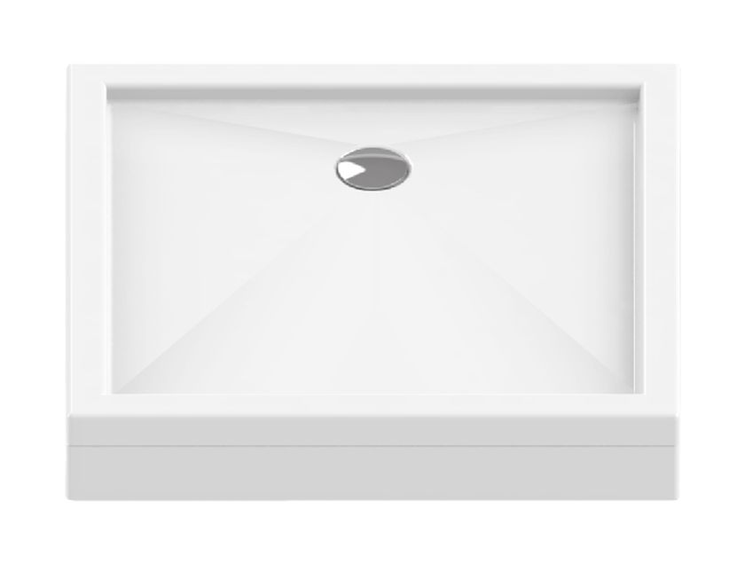 New Trendy Cantare receveur de douche rectangulaire 100x80 cm blanc B-0265