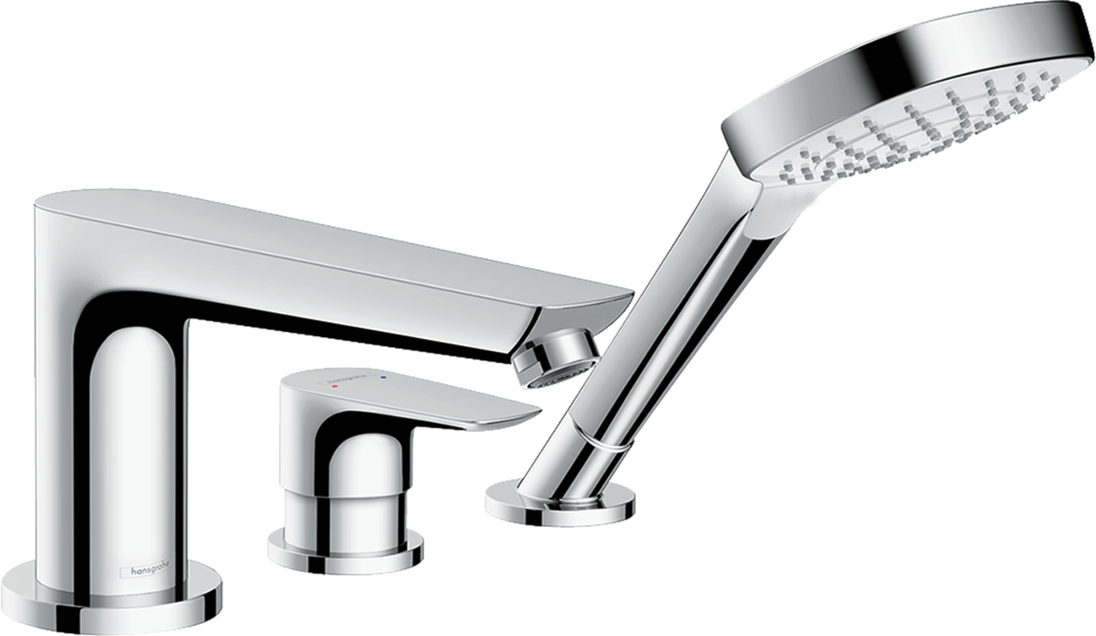 Hansgrohe Talis E mitigeur bain-douche pour baignoire chrome 71731000