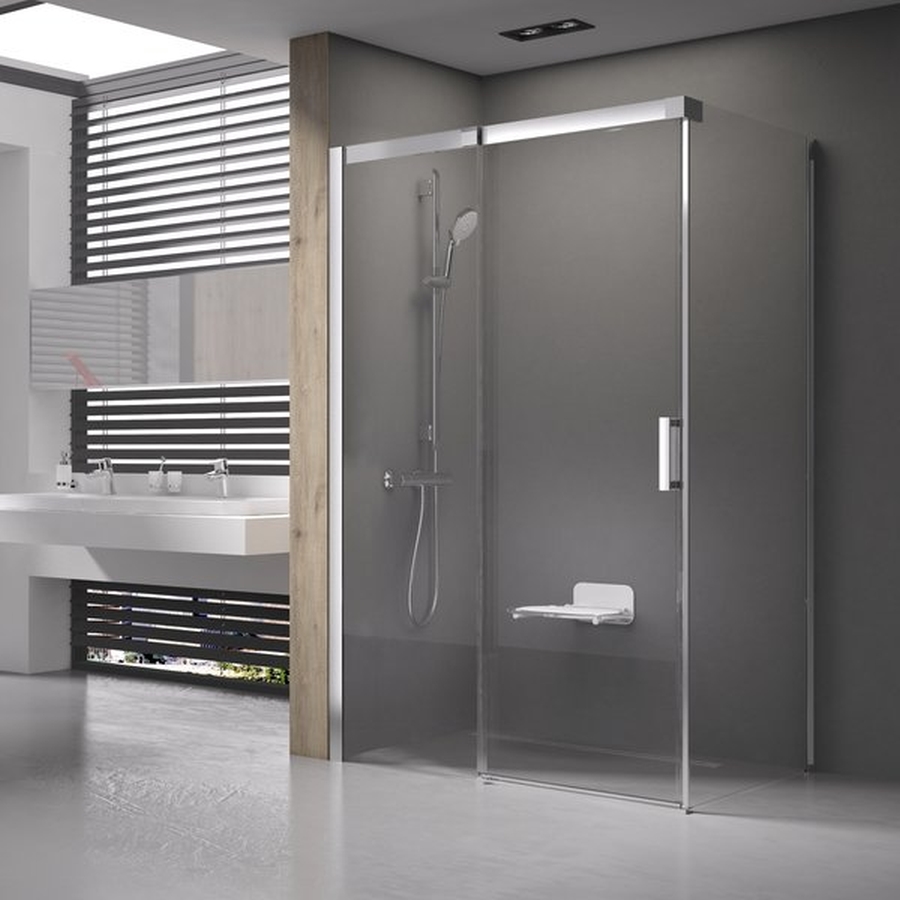 Ravak Matrix cabine de douche 120x80 cm rectangulaire aluminium brillant/verre transparent 0WLG4C00Z1
