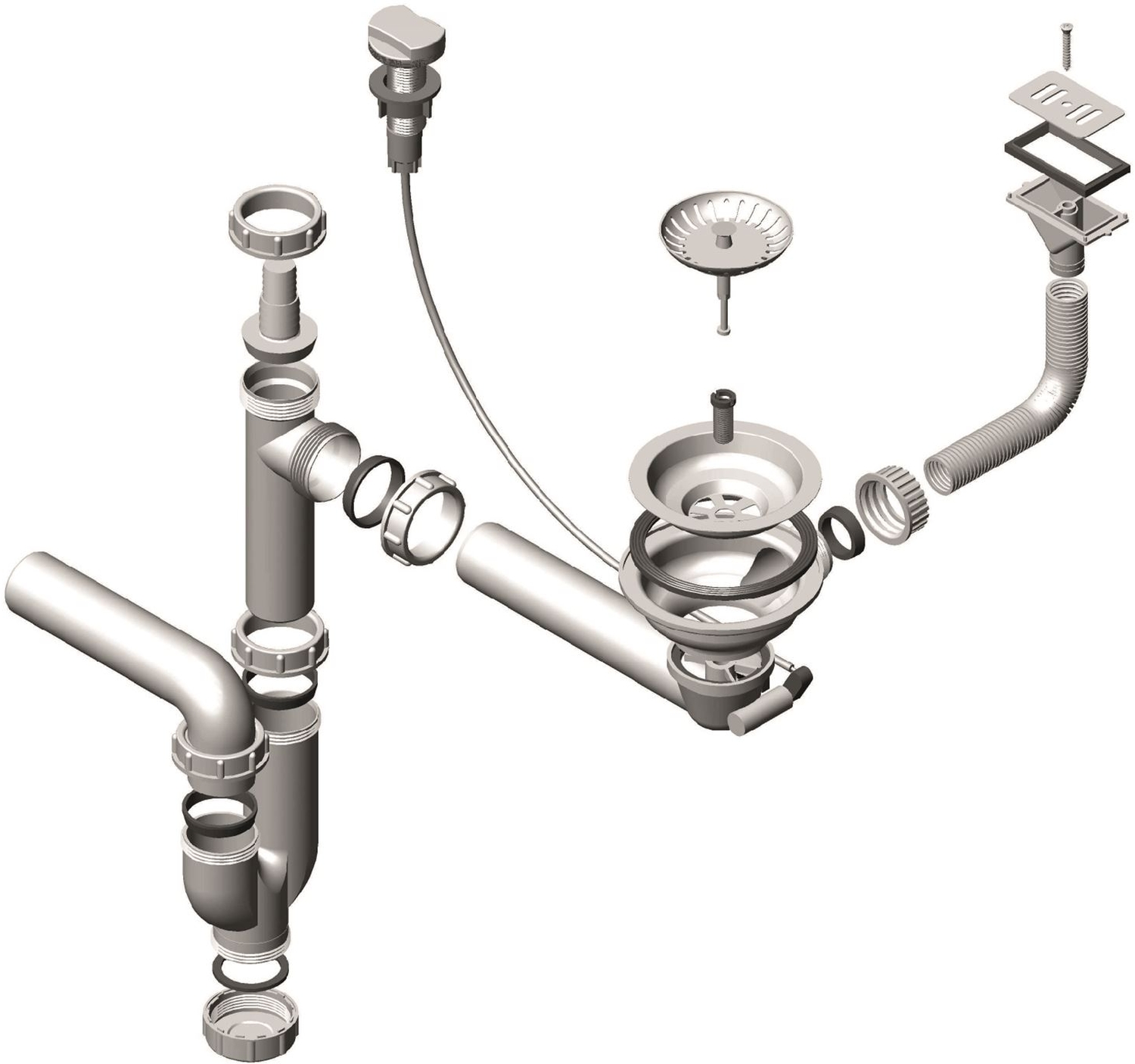 Alveus siphon d’évier 1105297