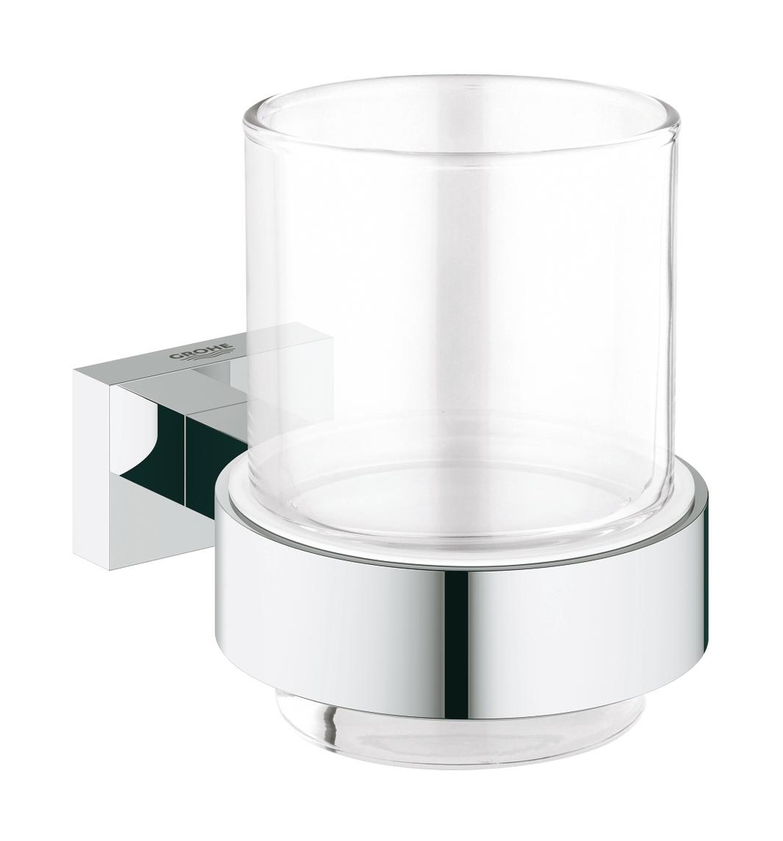 Grohe Essentials gobelet pour brosse à dents transparent-chrome 40755001