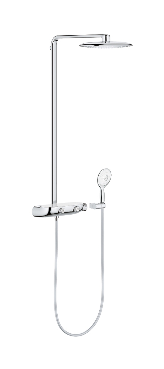 Grohe Rainshower ensemble de douche mural avec thermostat oui StarLight Chrome 26361000
