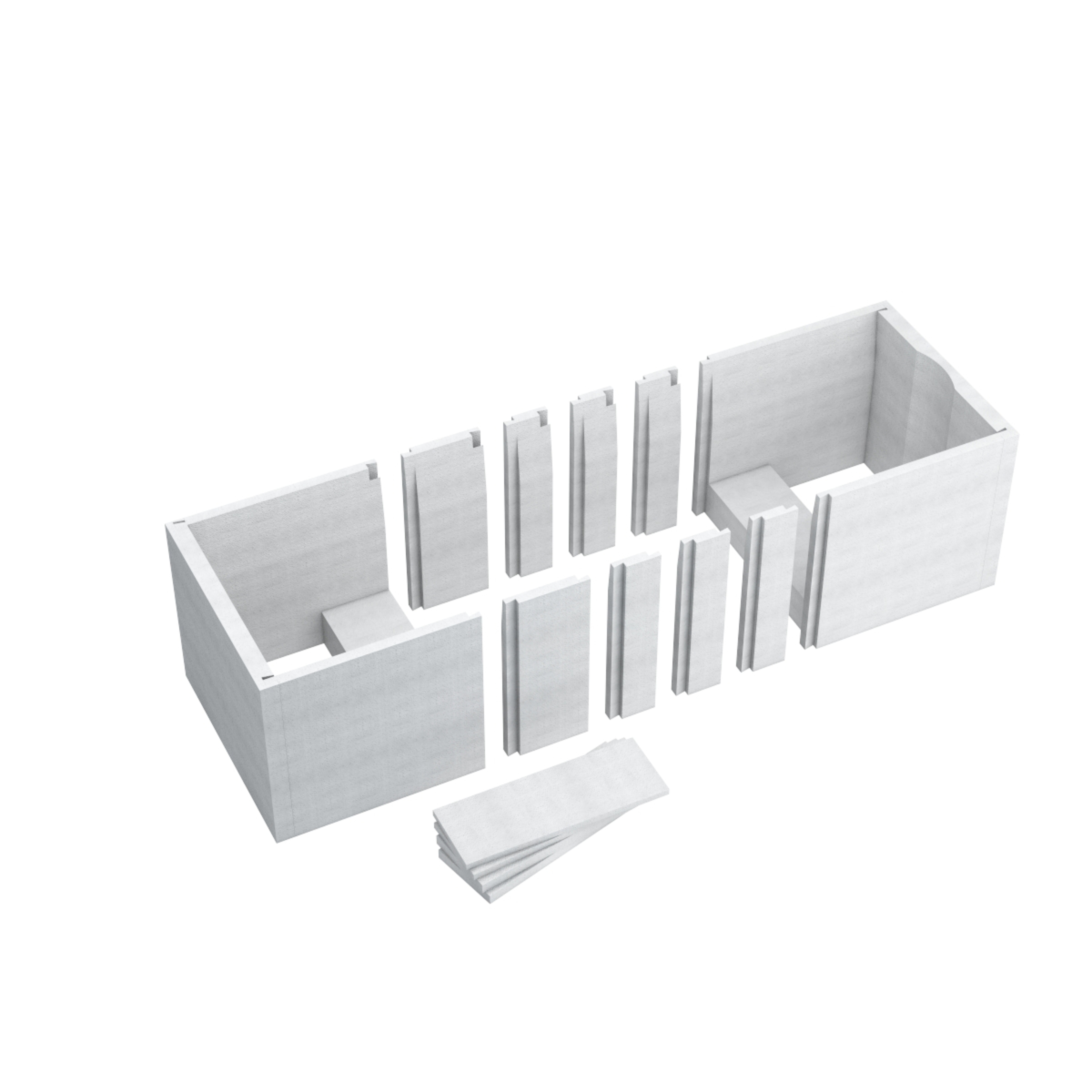 Schedpol Stabilsound support en polystyrène 1.028/W