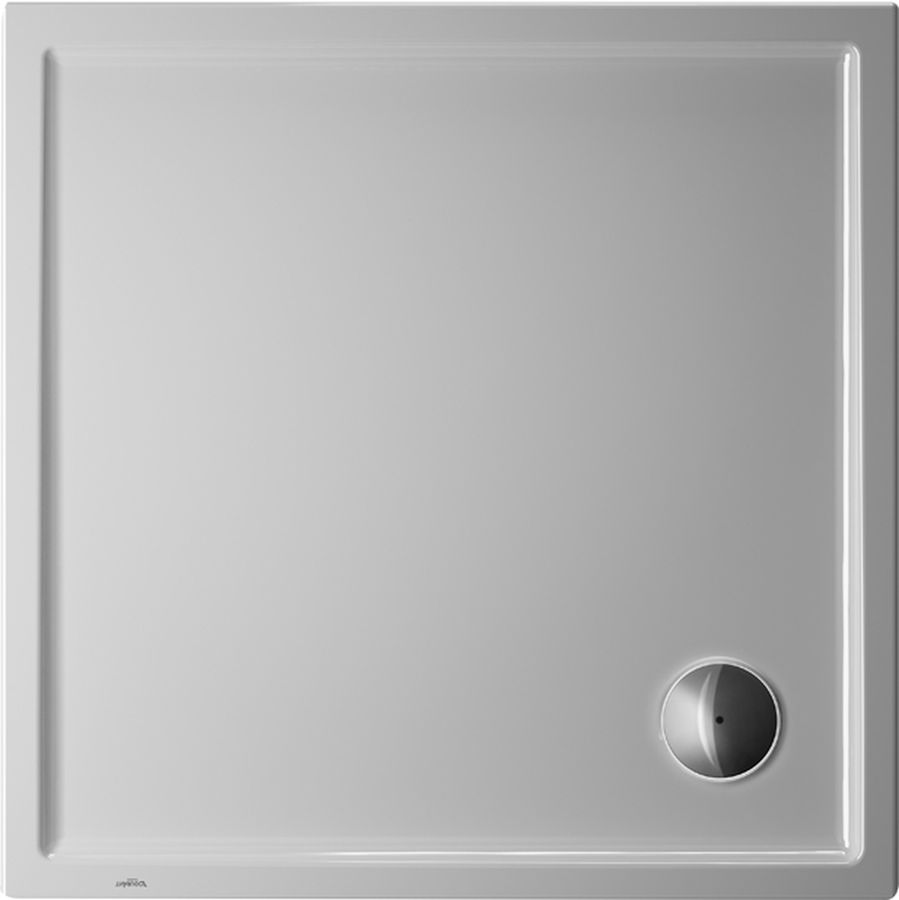 Duravit Starck Slimline receveur de douche carré 100x100 cm blanc 720116000000000