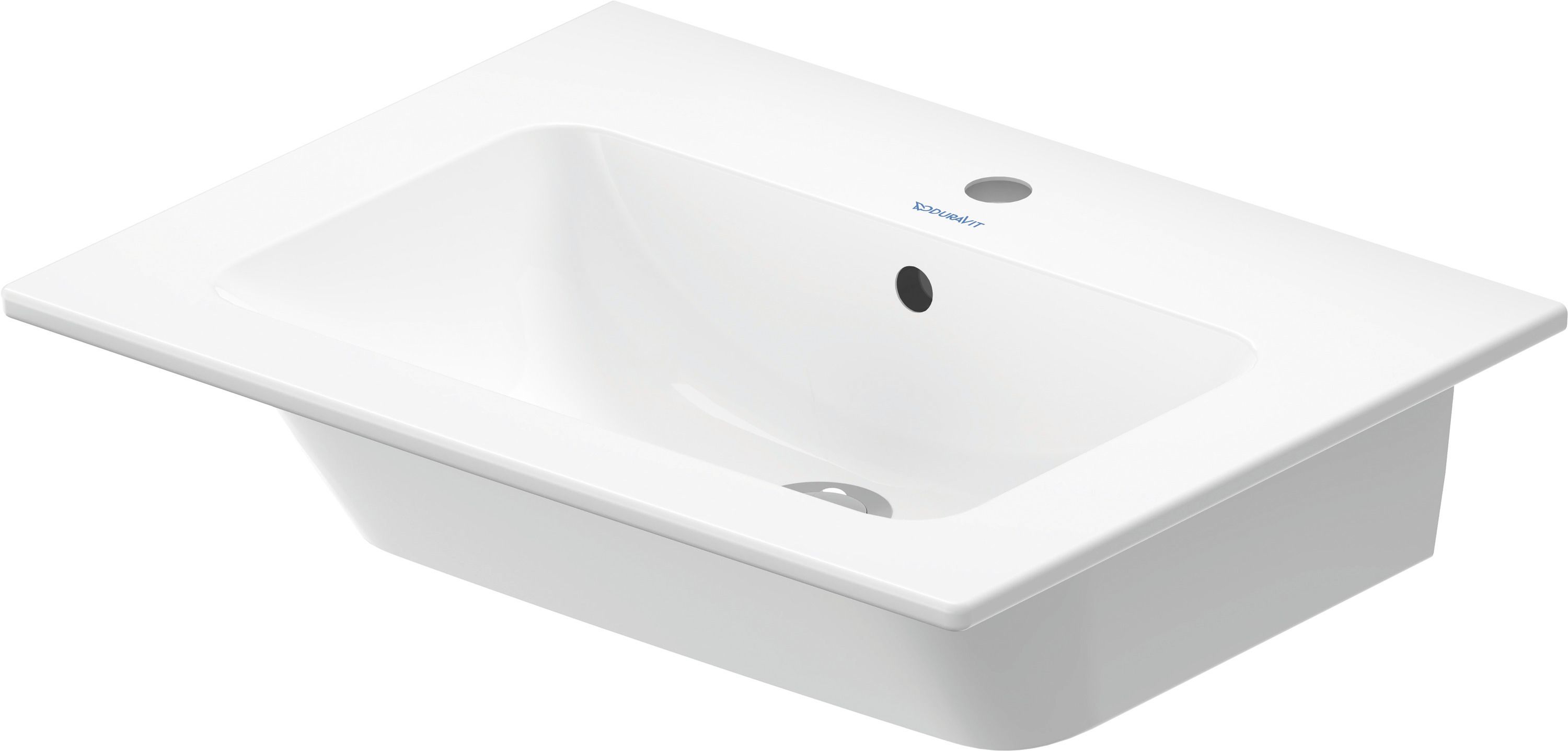 Duravit ME by Starck lavabo 63x49 cm rectangulaire classique-de meuble blanc 2336630000