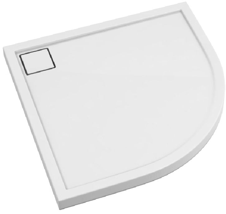Schedpol Omega receveur de douche semi-circulaire 100x100 cm blanc 3.0460