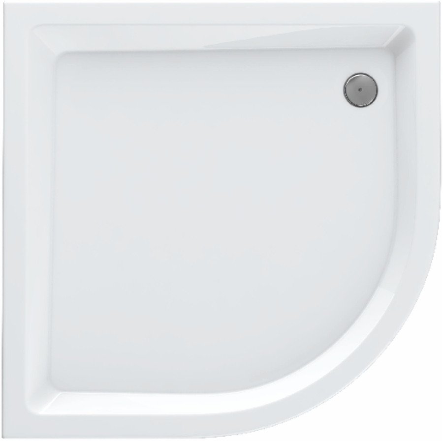 Schedpol Eko 2.0 receveur de douche semi-circulaire 90x90 cm blanc 3.323