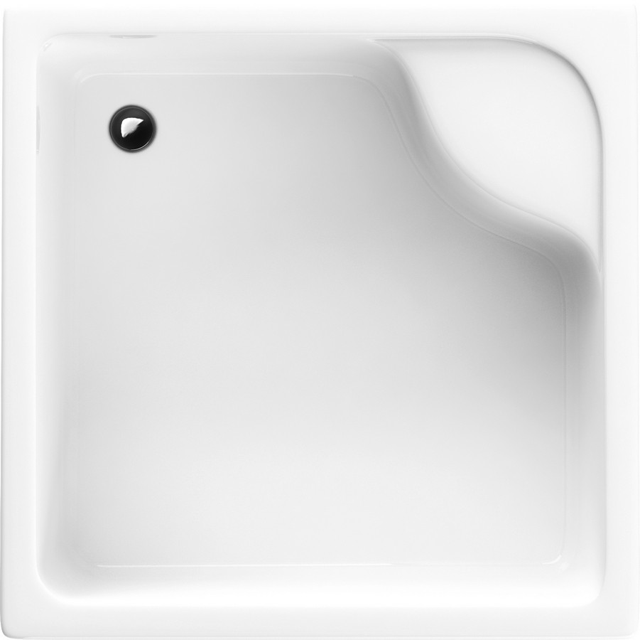 Schedpol Doris receveur de douche carré 80x80 cm blanc 3.232