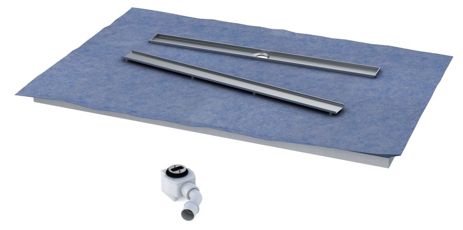 Schedpol Base receveur sous carrelage 100 cm 10.008/OLDB