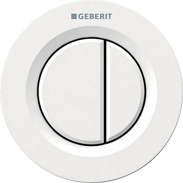 Geberit Typ 01 bouton de chasse d'eau pour WC blanc 116.043.11.1