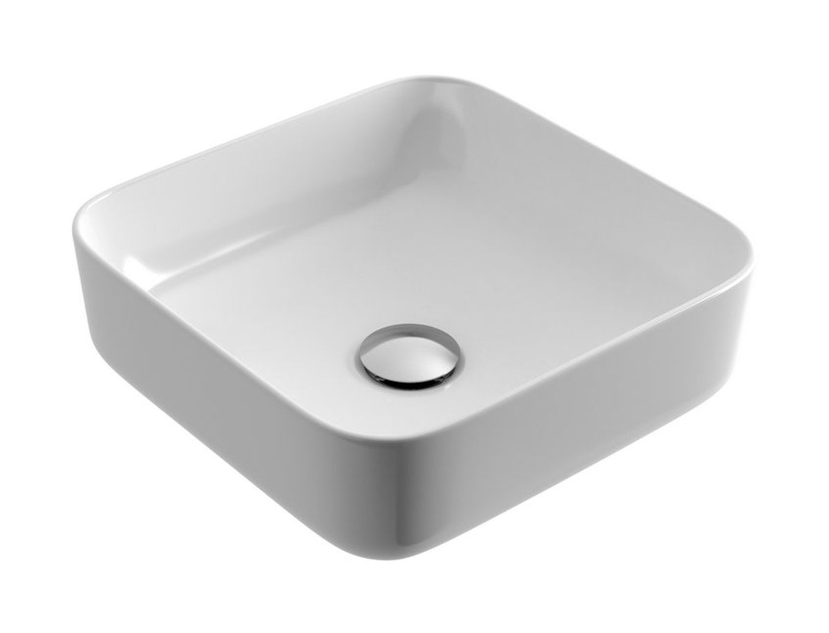 Actima Cori lavabo 38.5x38.5 cm carrée à poser blanc CEAC.2201.WH