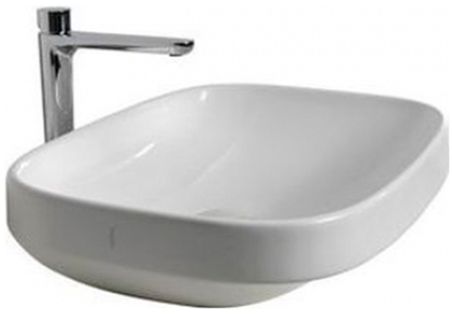 Hatria Abito lavabo 58x48 cm rectangulaire à poser blanc brillant YXXA01
