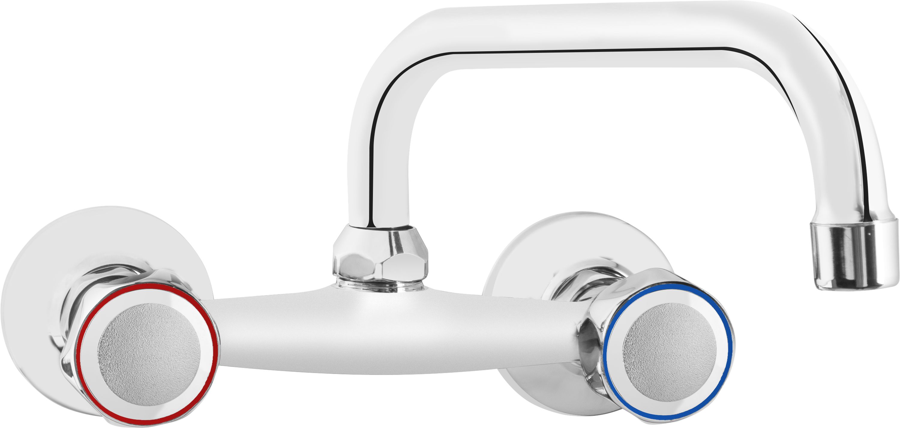 Deante Neo Teno mitigeur de lavabo murale chrome BON_050D