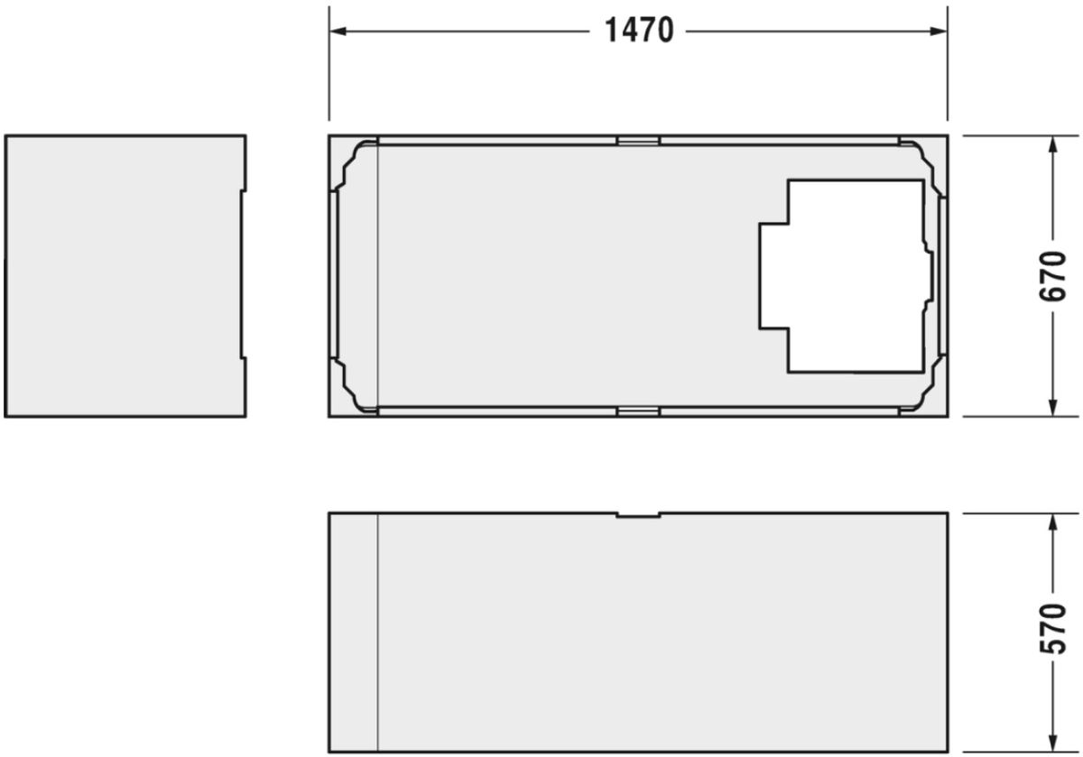 Duravit Starck habillage de baignoire 791439000000000