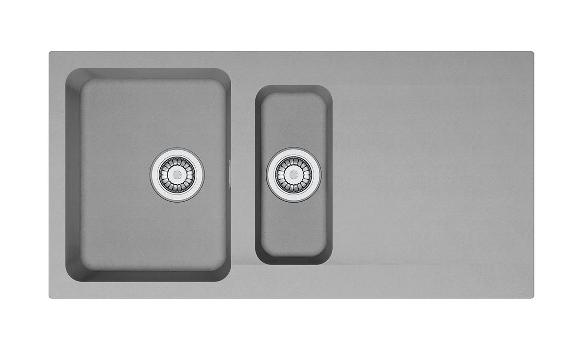 Franke Orion évier tectonite 100x51 cm gris/graphite/onyx 114.0476.403