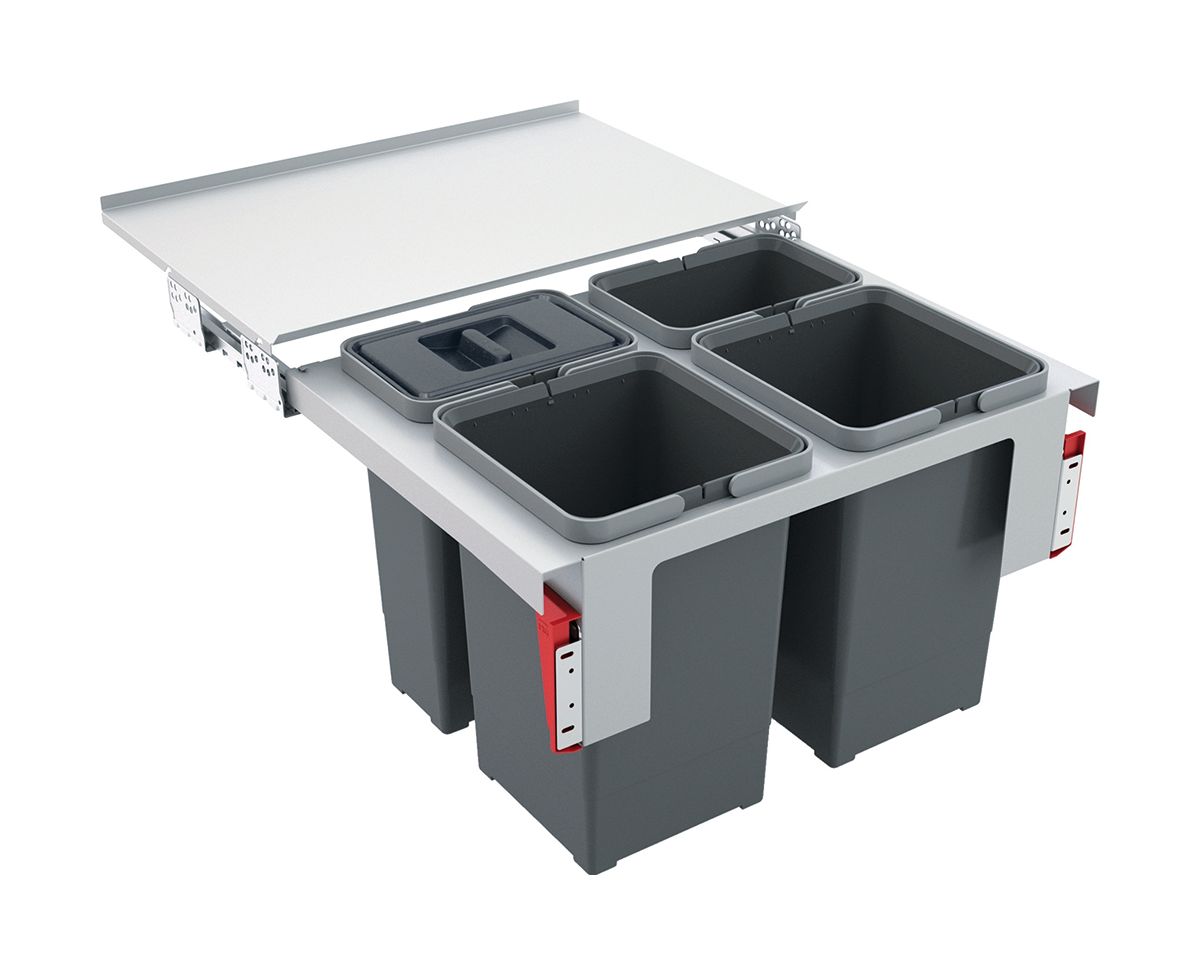 Franke Garbo poubelle 40 l acier-gris 121.0200.676