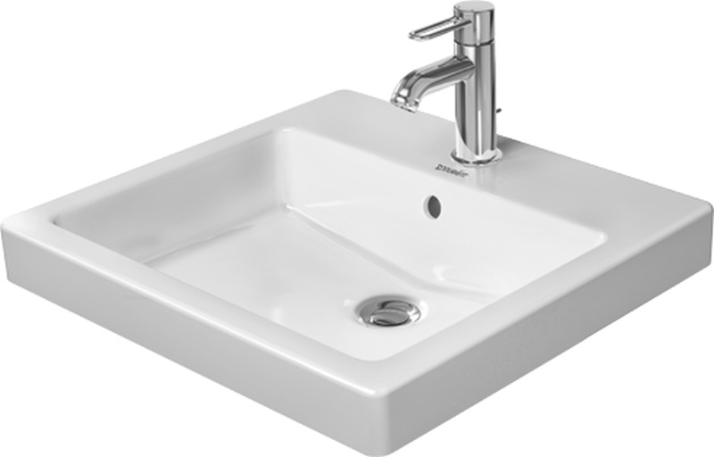 Duravit Vero lavabo 50x46.5 cm rectangulaire encastrée blanc brillant 0315500000