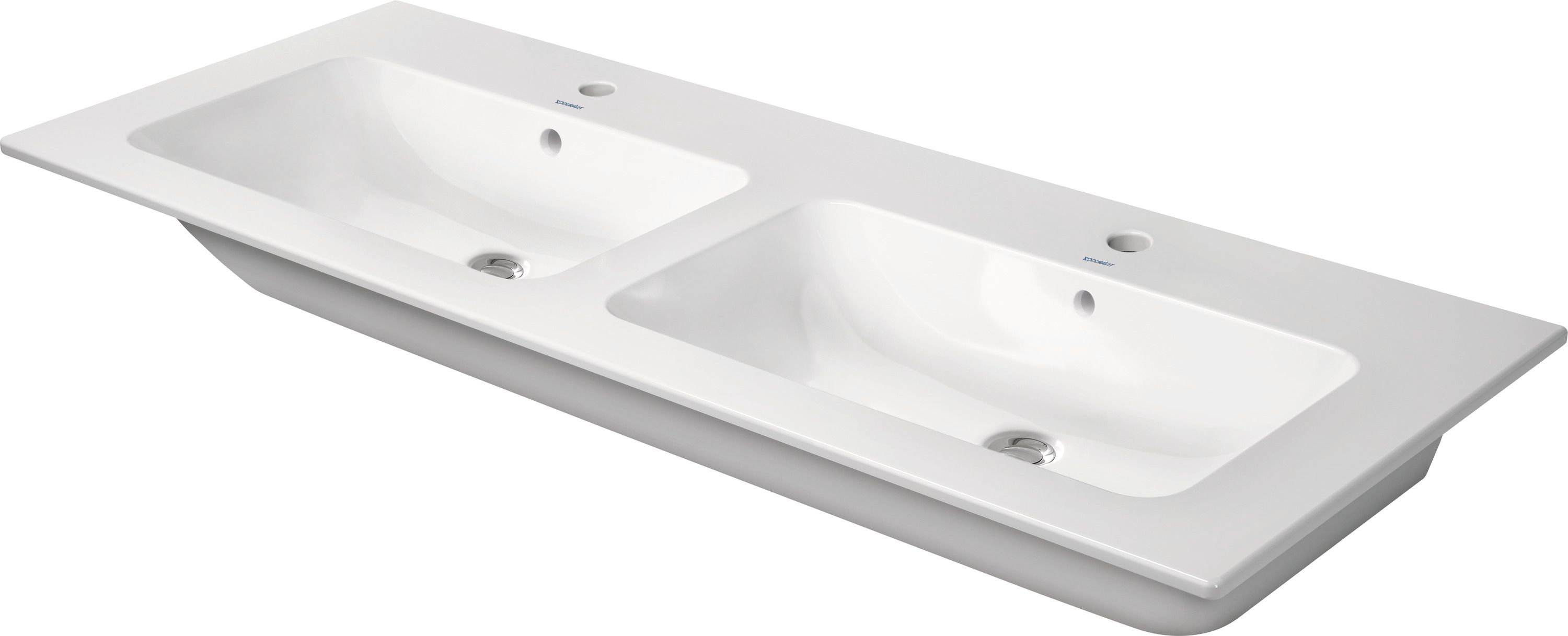 Duravit ME by Starck lavabo 130x49 cm rectangulaire classique-de meuble-double blanc 2336130000