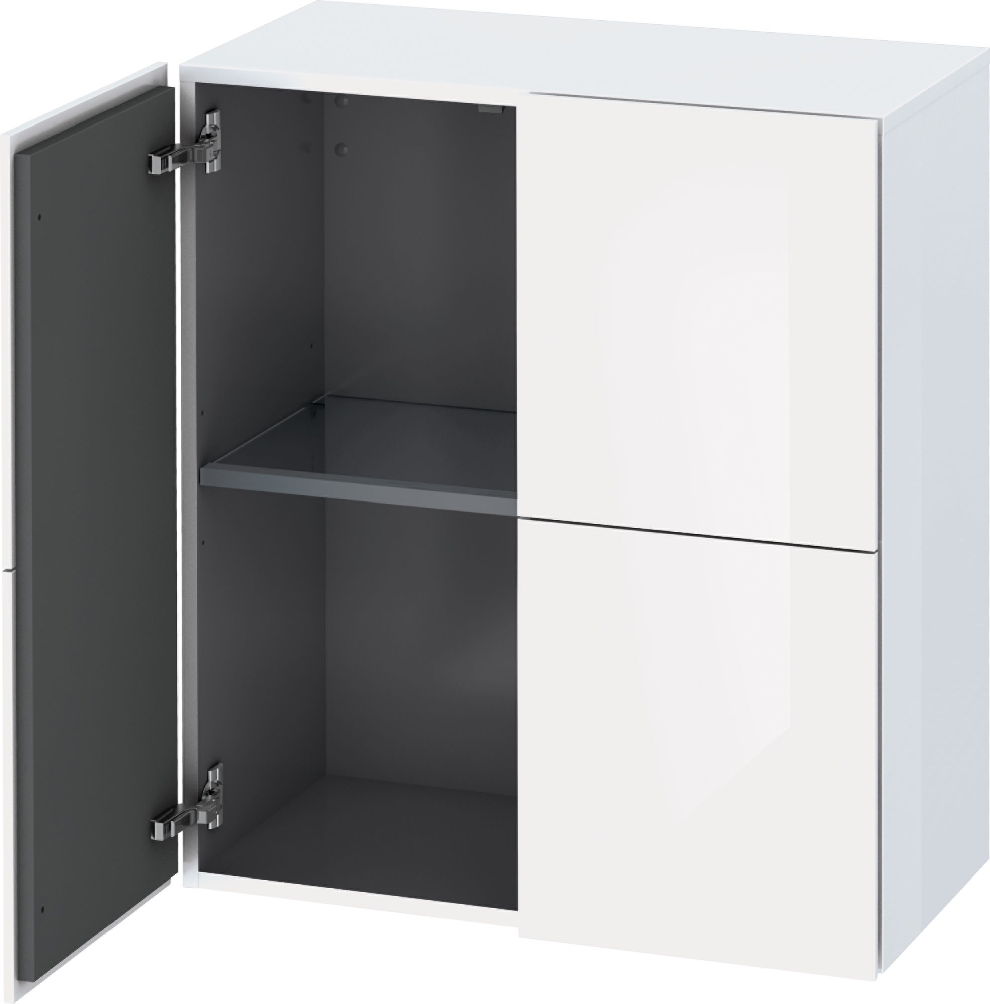 Duravit L-Cube armoire 70x36.3x80 cm latérale suspendue blanc LC117702222