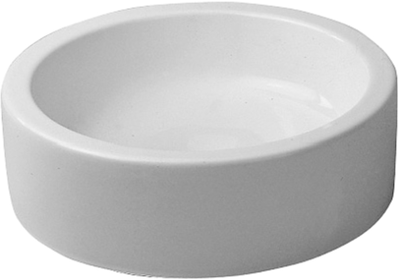 Duravit Starck 1 lavabo 46x46 cm ronde à poser blanc 04454600001