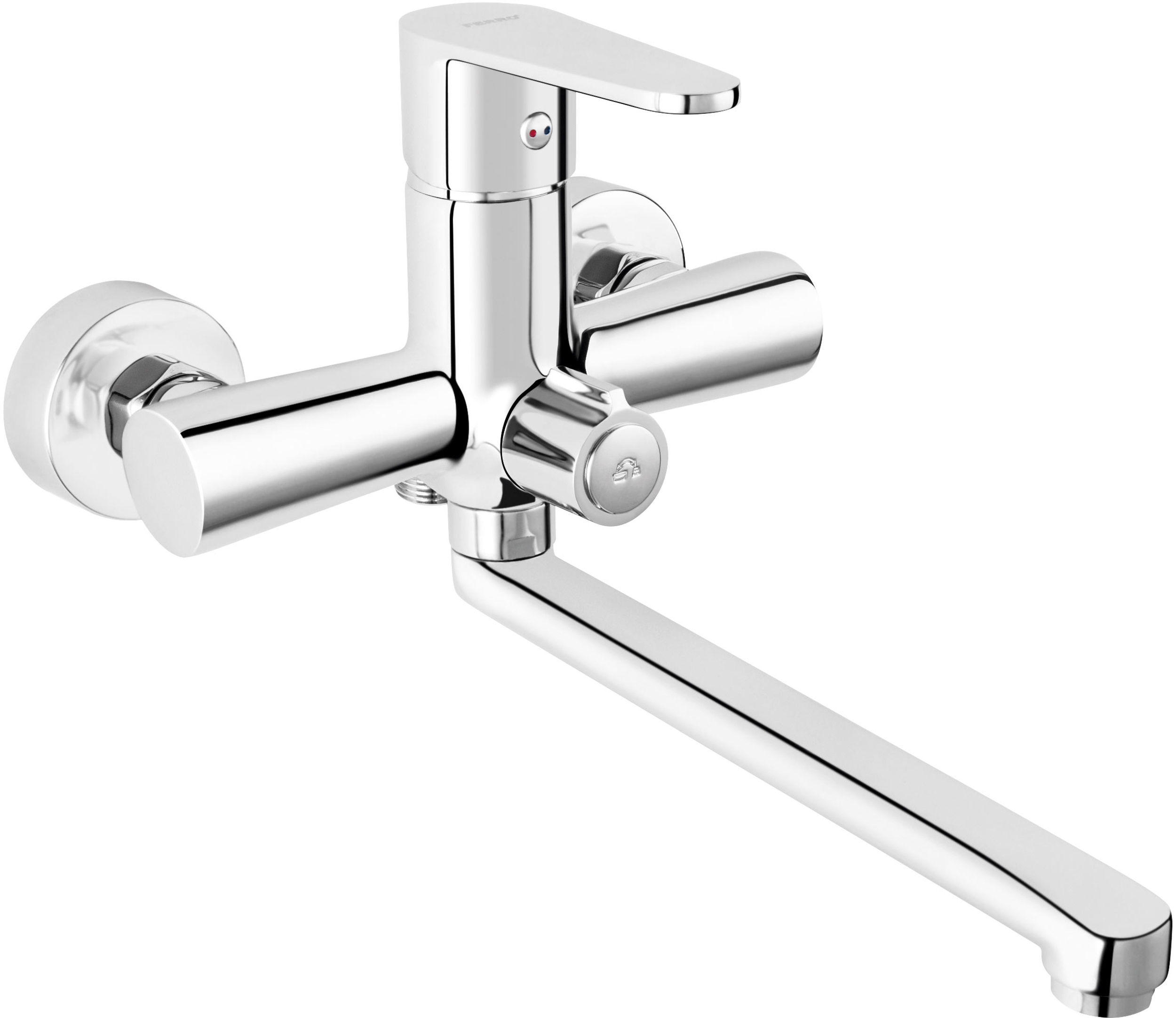 Ferro Algeo mitigeur de lavabo murale chrome BAG3A