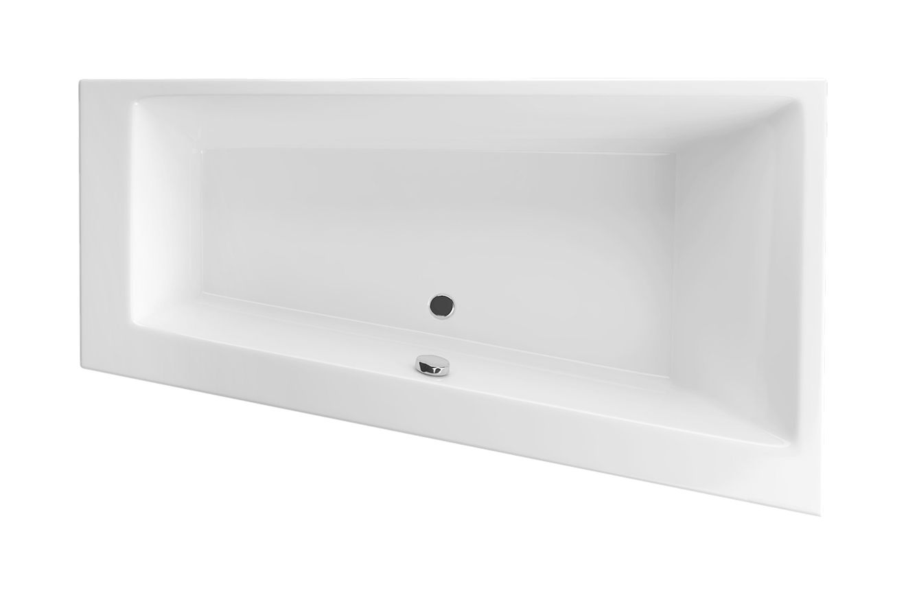 Excellent Sfera baignoire d’angle 170x100.5 cm côté droit blanc WAEX.SFP17WHS
