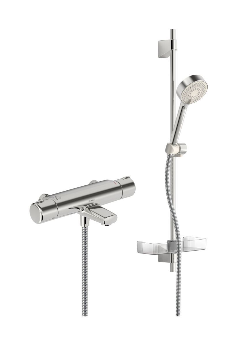 Oras Nova kit baignoire-douche mural avec thermostat chrome 7453