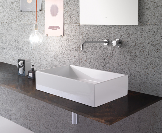 Globo Forty3 lavabo 60x37 cm rectangulaire à poser blanc FO062.BI