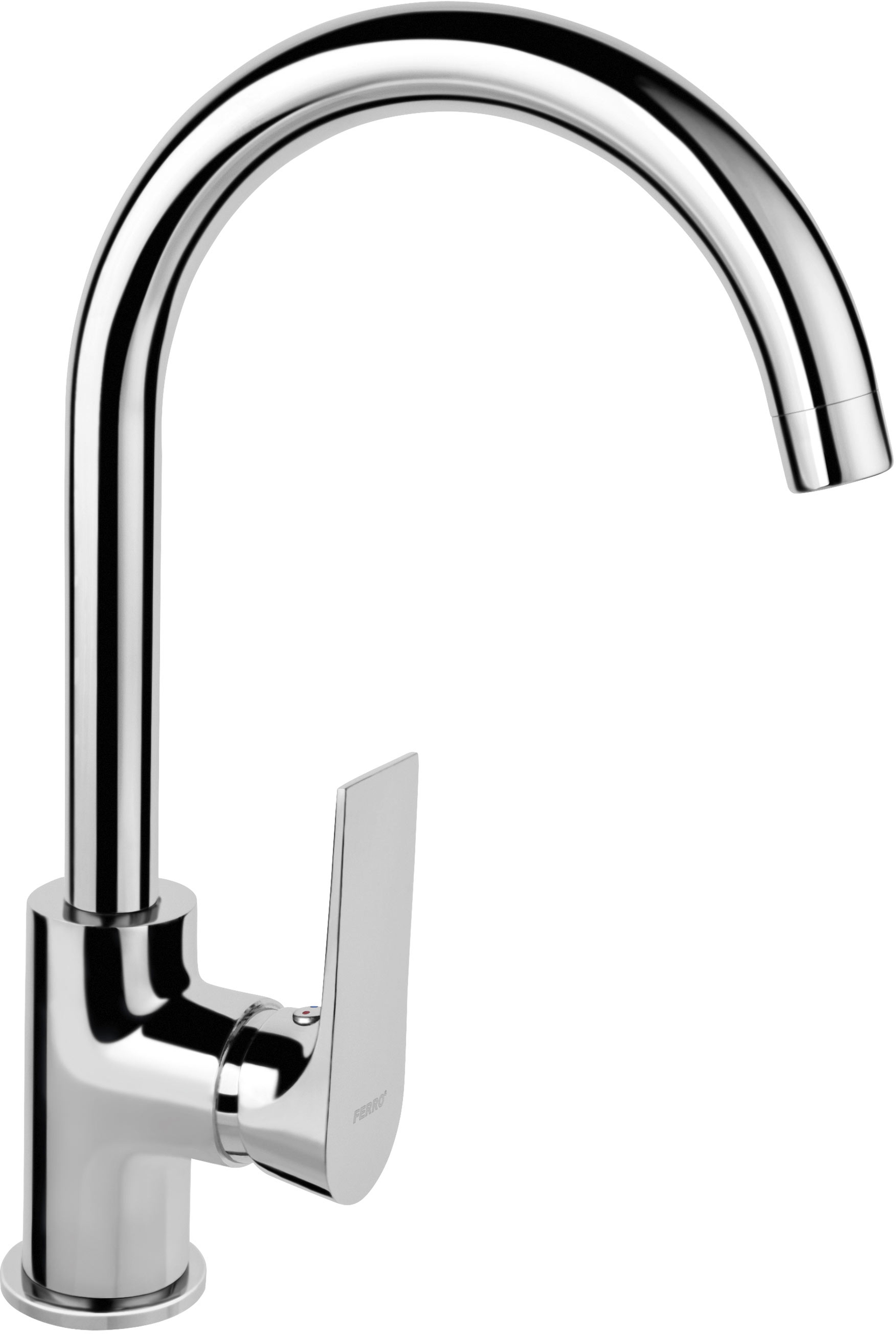 Ferro Algeo Square mitigeur de cuisine sur pied chrome BAQ4