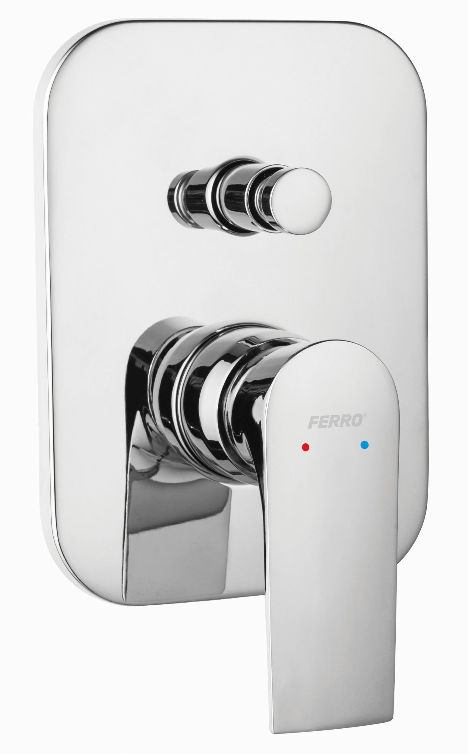 Ferro Algeo Square mitigeur bain-douche encastrée chrome BAQ7P