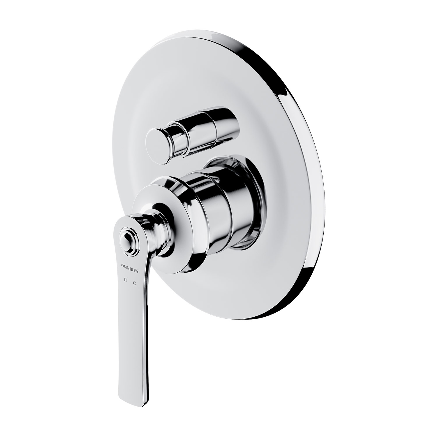 Omnires Armance mitigeur bain-douche encastrée chrome AM5235CR
