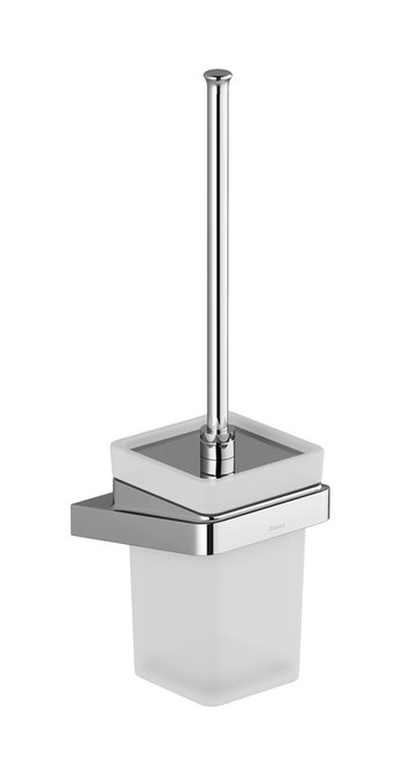 Ravak 10° brosse wc à visser chrome-verre X07P330