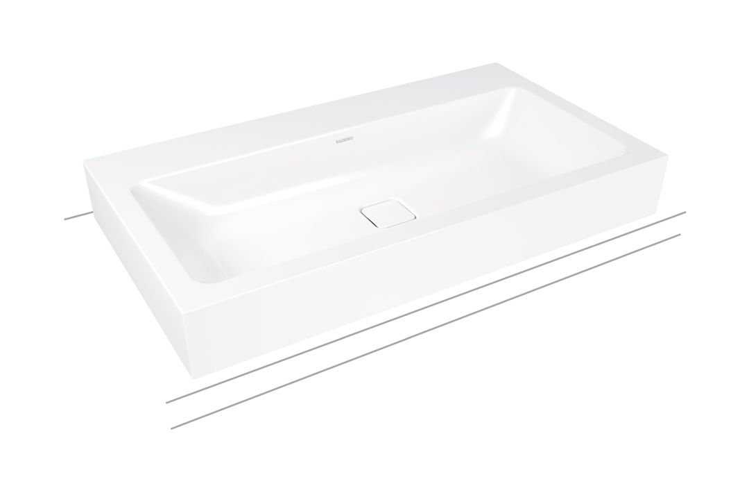 Kaldewei Cono lavabo 90x50 cm rectangulaire à poser blanc 902206013001