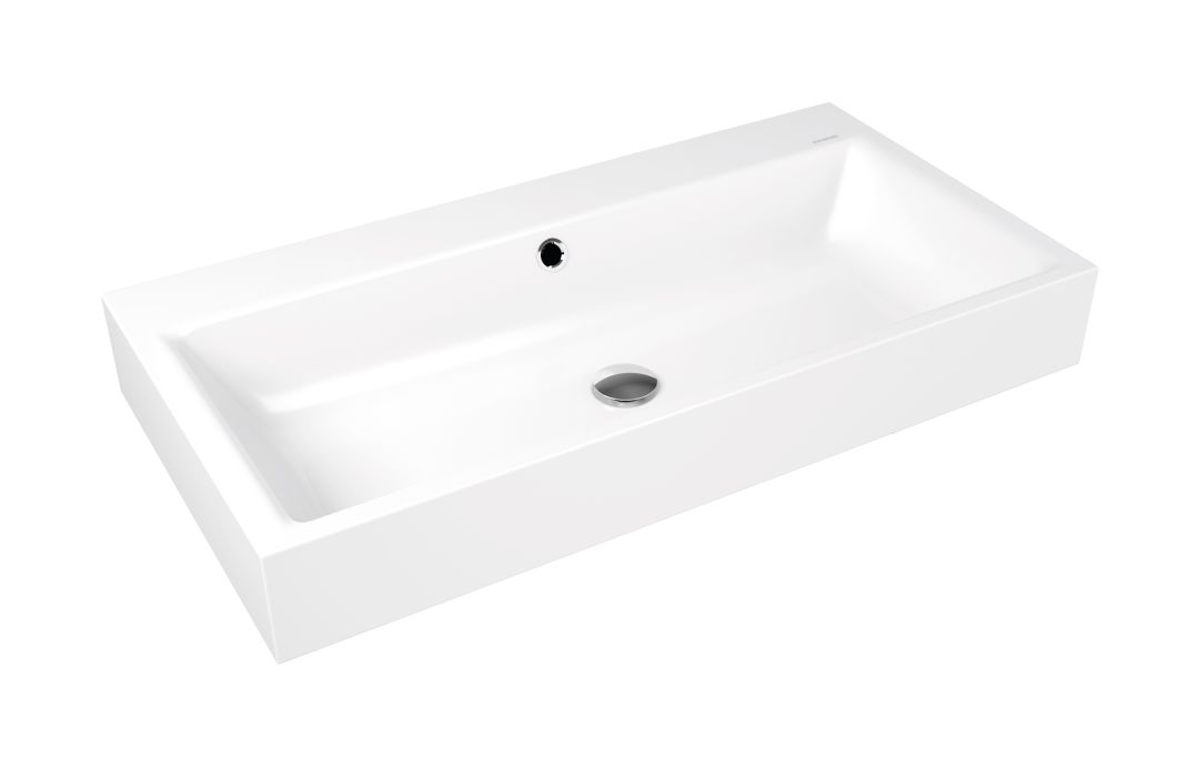 Kaldewei Puro lavabo 90x46 cm rectangulaire classique blanc brillant 901506013001