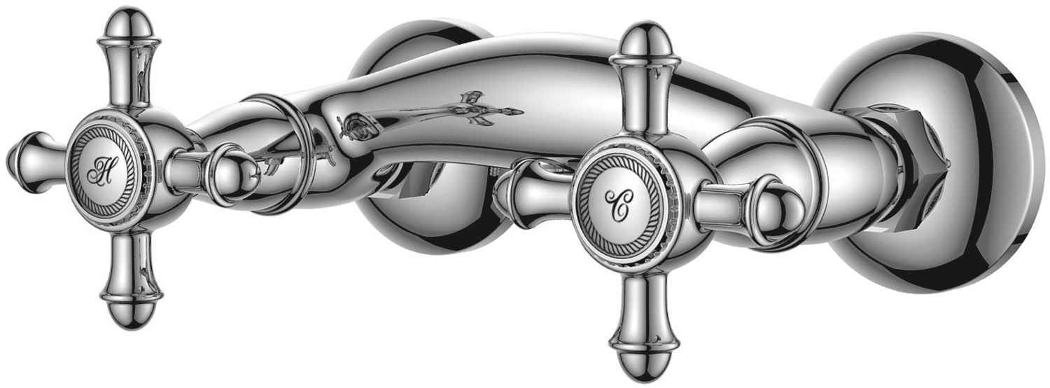 Omnires Retro mitigeur de douche murale chrome RE7240CR