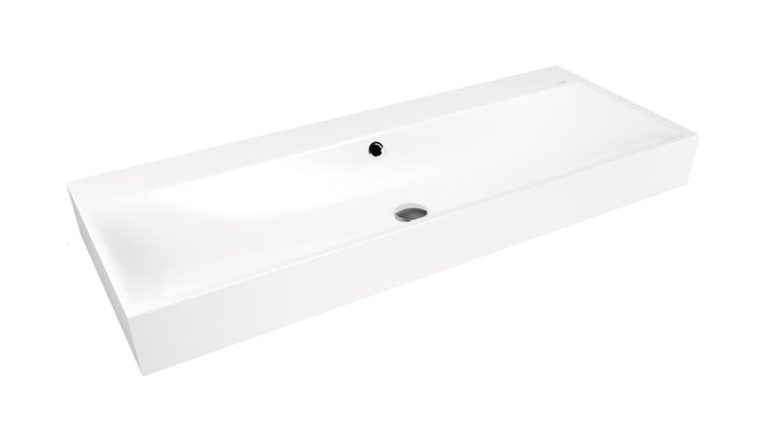 Kaldewei Silenio lavabo 120x46 cm rectangulaire classique blanc 904506013001