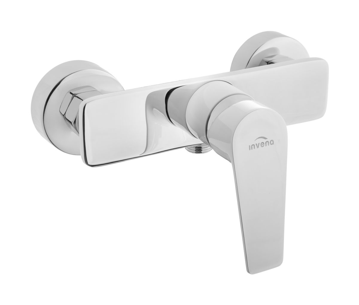 Invena Dokos mitigeur de douche murale chrome-blanc BN-19-002