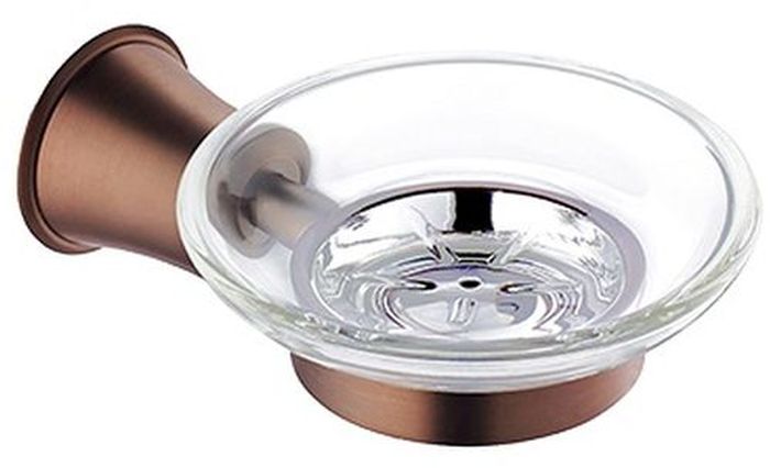 Omnires Art LIne porte-savon mural cuivre-transparent AL53420ORB